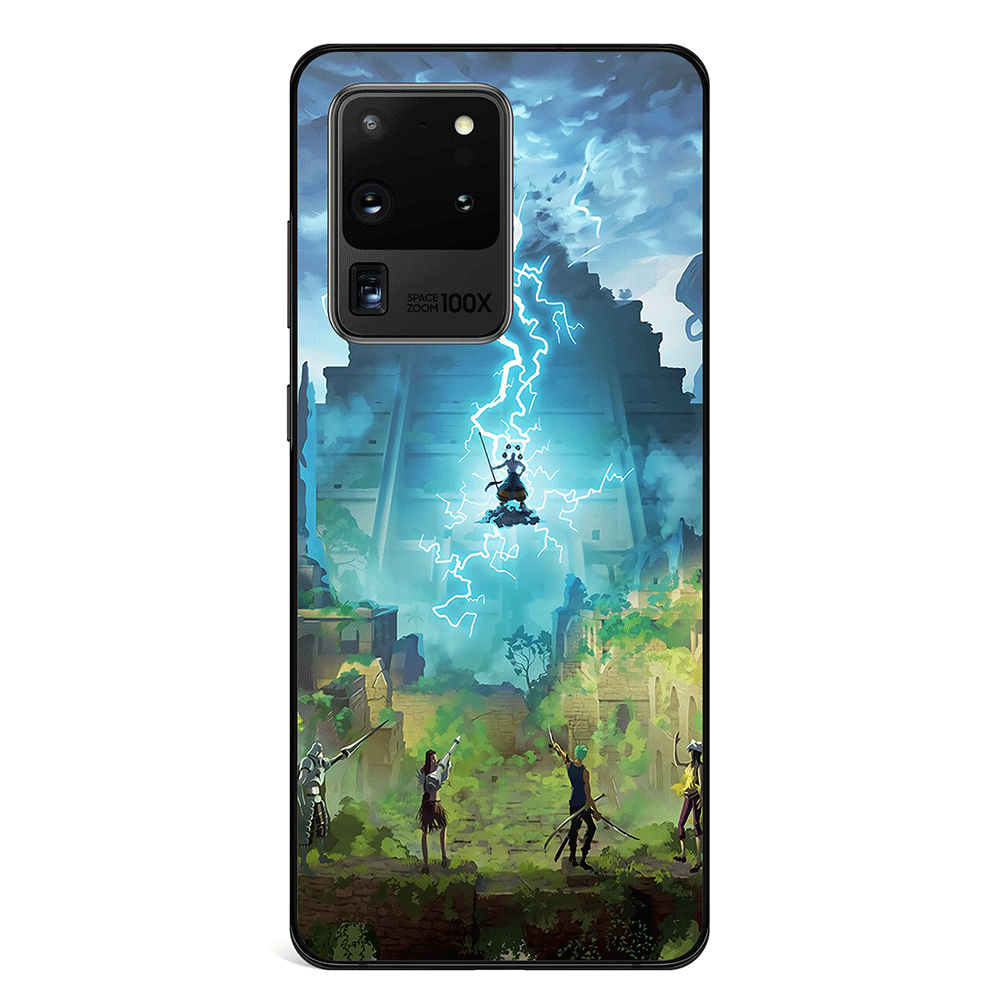 One Piece Anime Tempered Glass Samsung Phone Case – Monkey Ninja