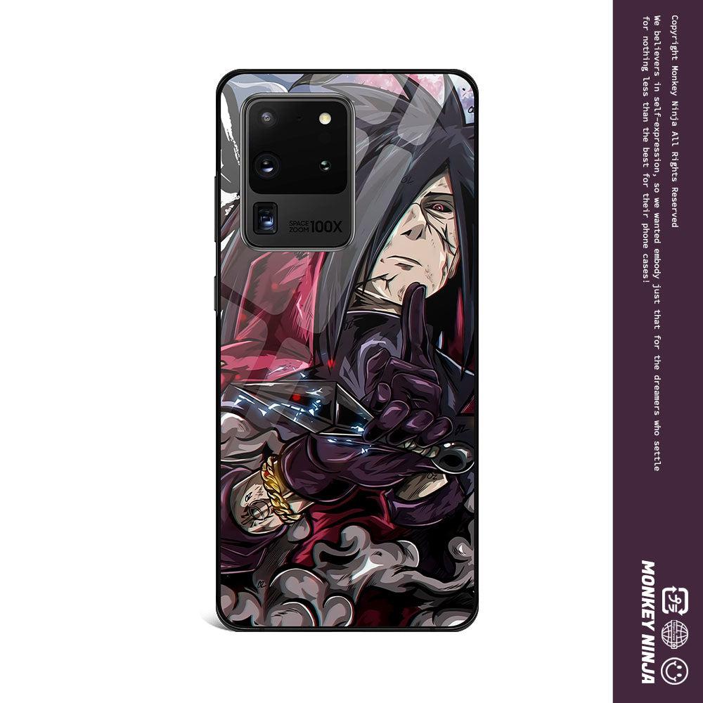 Madara Anime Tempered Glass Phone Case for Samsung – Monkey Ninja