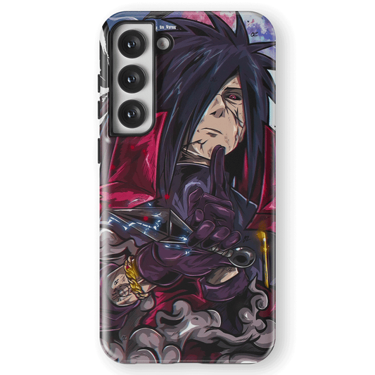 Madara Anime Tempered Glass Tough Phone Case for Samsung