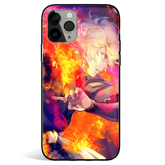 Hell's Paradise Tempered Glass Soft Silicone iPhone Case