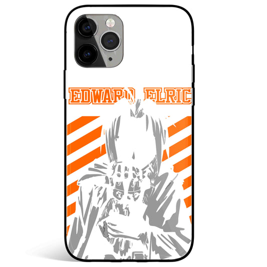 Fullmetal Alchemist Edward Elric Tempered Glass Soft Silicone iPhone Case