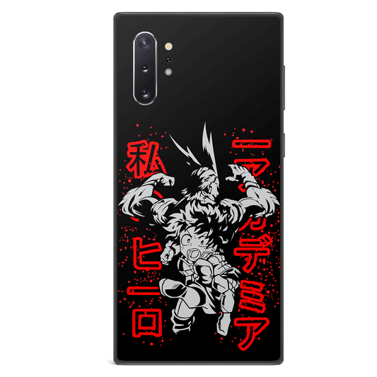 My Hero Academia Eight Tempered Glass Soft Silicone Samsung Case