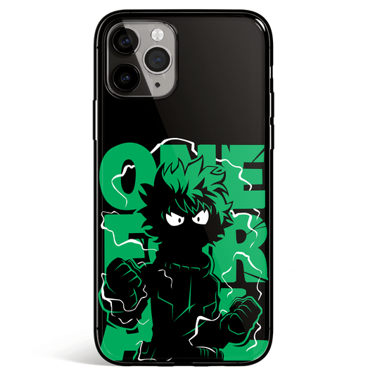 My Hero Academia Tempered Glass Soft Silicone iPhone Case 1075