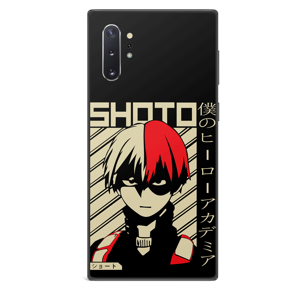 My Hero Academia Shoto Tempered Glass Soft Silicone Samsung Case