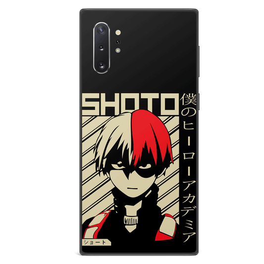 My Hero Academia Shoto Tempered Glass Soft Silicone Samsung Case