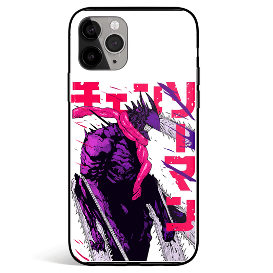 Chainsawman Devil Tempered Glass Soft Silicone iPhone Case