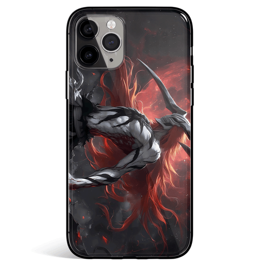 Bleach Ichigo Fanart Tempered Glass Soft Silicone iPhone Case