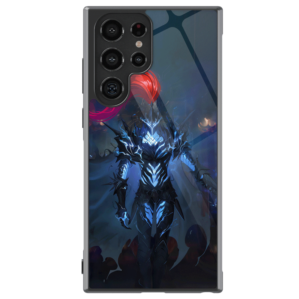 Solo Leveling Igris Tempered Glass Tough Samsung Phone Case