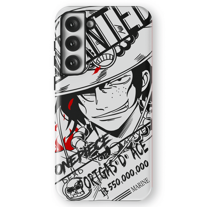 One Piece Ace Characters Samsung Phone Case