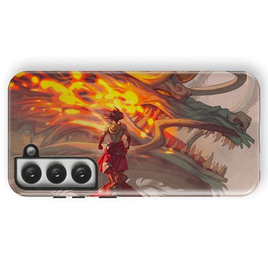 One Piece Luffy vs Kaido Eastern Dragon Samsung Phone Case