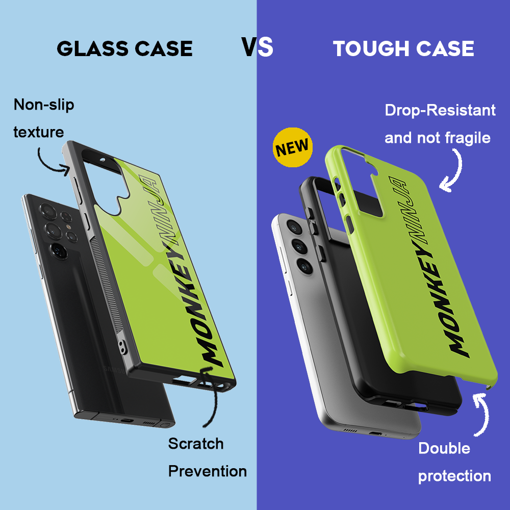 Solo Leveling Kaisel Tempered Glass Tough Samsung Phone Case