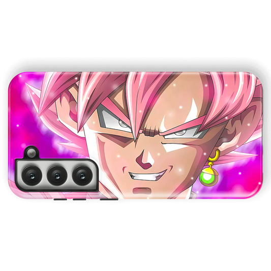 Evil Goku Tempered Glass Tough Samsung Phone Case