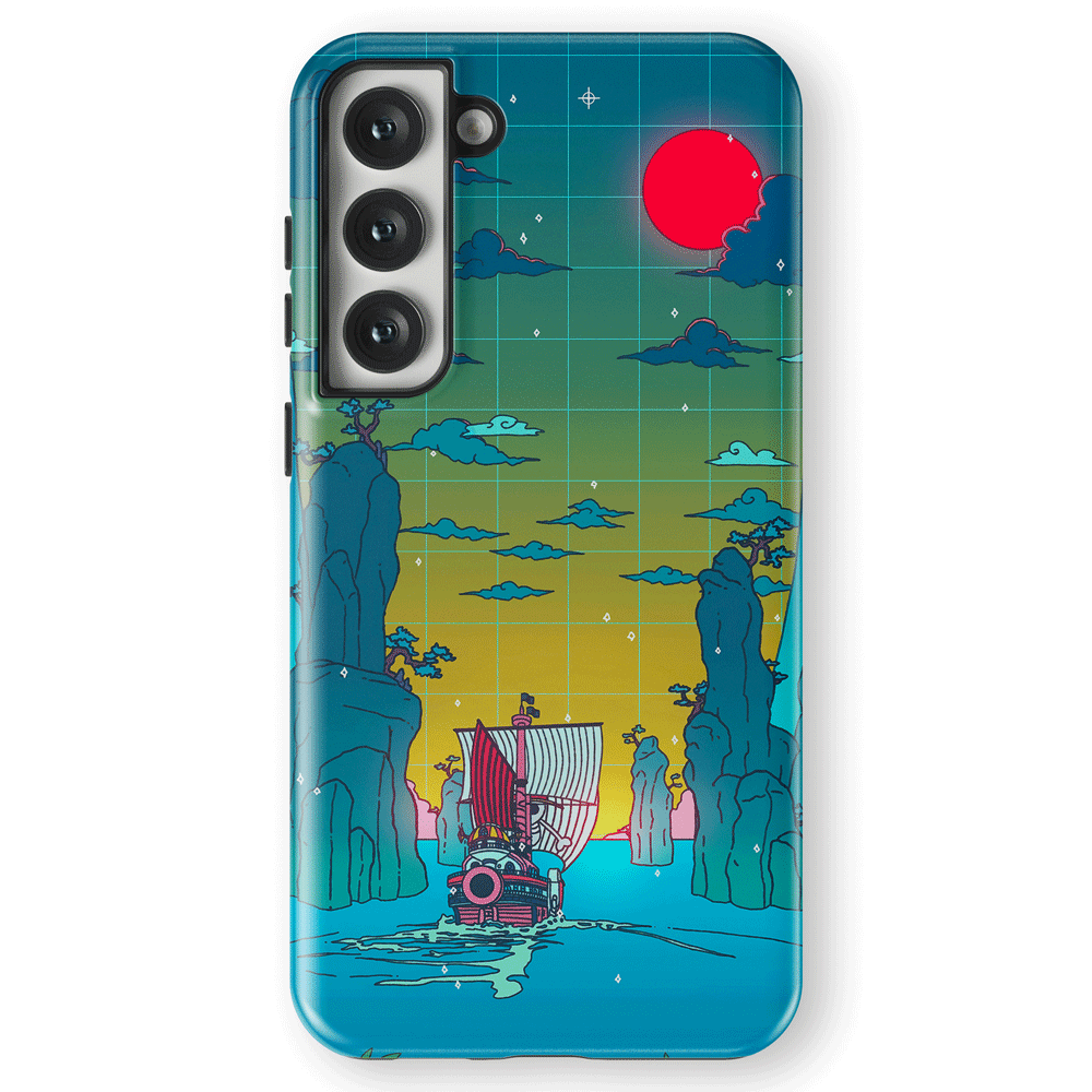 One Piece To the New World Tempered Glass Tough Samsung Phone Case