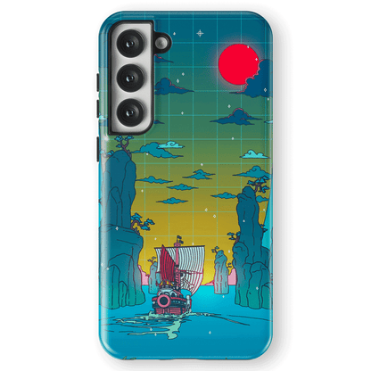 One Piece To the New World Tempered Glass Tough Samsung Phone Case