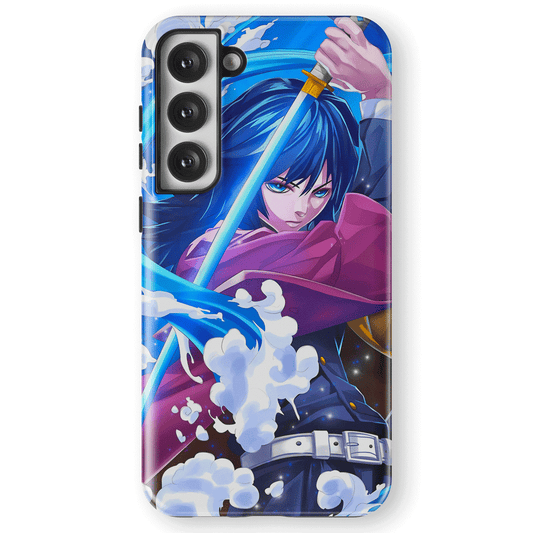 Demon Slayer Giyu Tomioka 4 Tempered Glass Tough Samsung Case