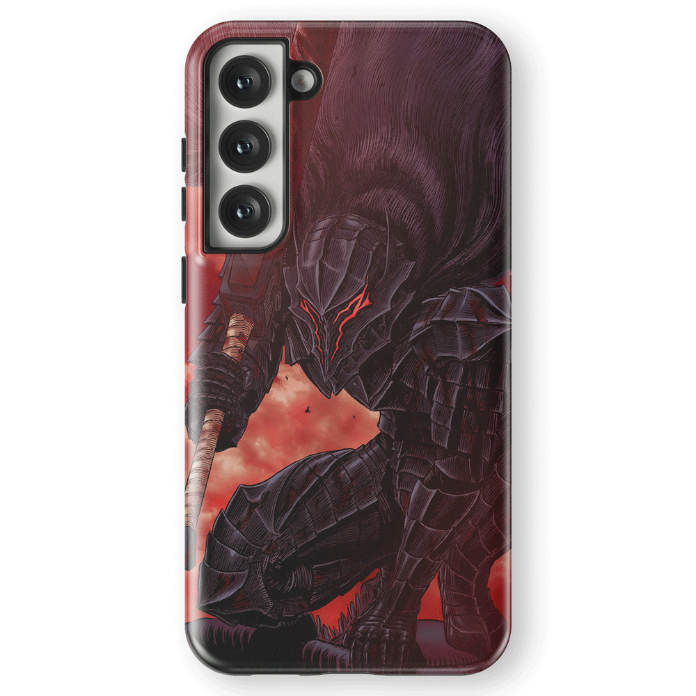 Berserk Panel Tempered Glass Tough Soft Silicone Samsung Case