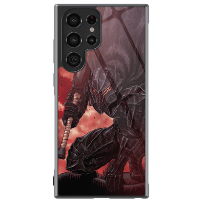 Berserk Panel Tempered Glass Tough Soft Silicone Samsung Case