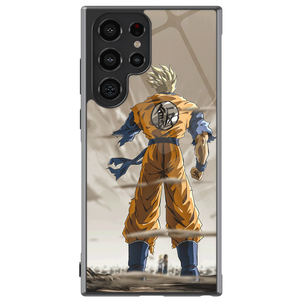 Dragon Ball Gohan The Future Tempered Glass Tough Samsung Galaxy Phone Case