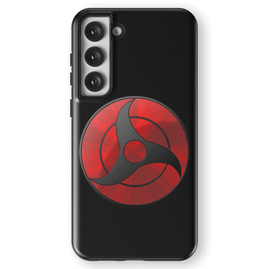 The Sharingan Tempered Glass Tough Samsung Case- Itachi