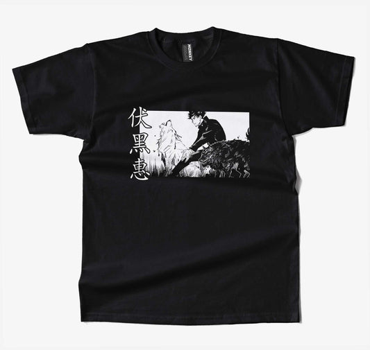 Jujutsu Kaisen Megumi Divine Dogs Anime T-Shirt