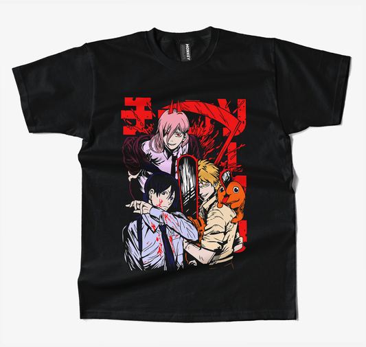 Chainsaw Man Team Anime T Shirt