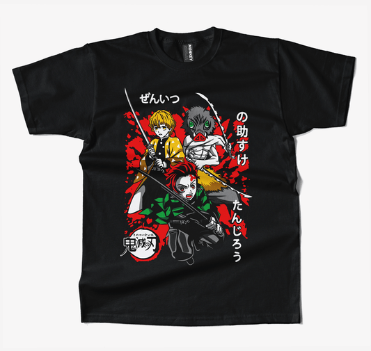 Demon Slayer 3 Swords Anime T Shirt