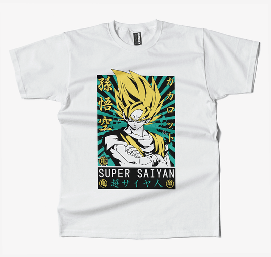 Dragon Ball Goku Super Saiyan Anime T Shirt