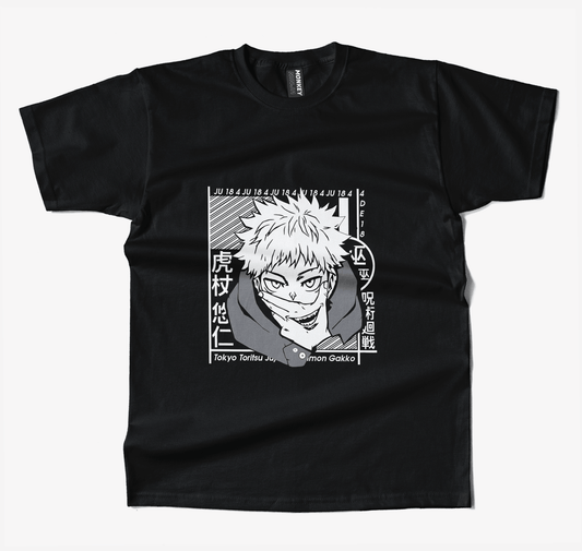 Jujutsu Kaisen Black Anime T Shirt