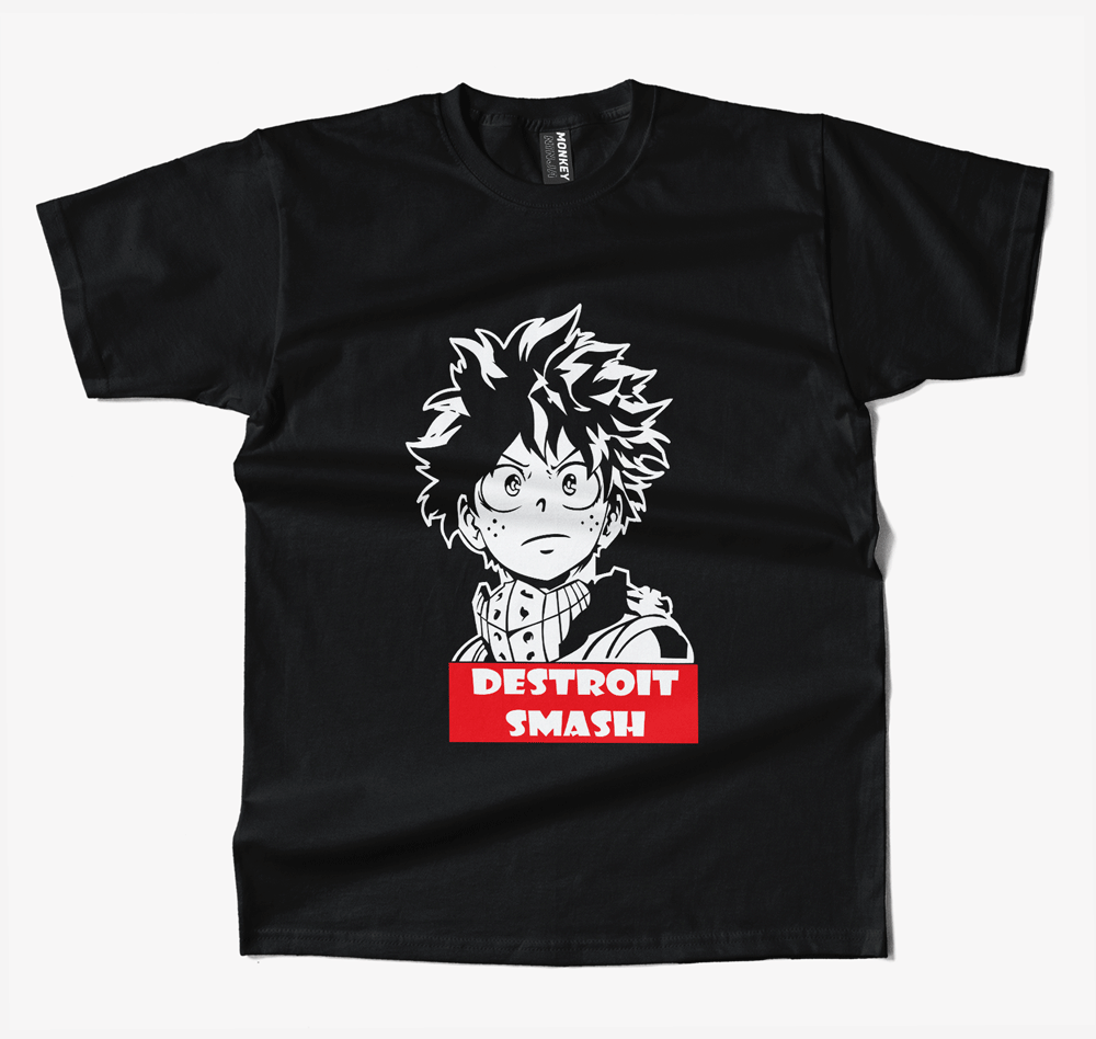 My Hero Academia  Destroit Smash Anime T Shirt