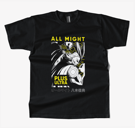 My Hero Academia All Might Plus Ultra Anime T Shirt