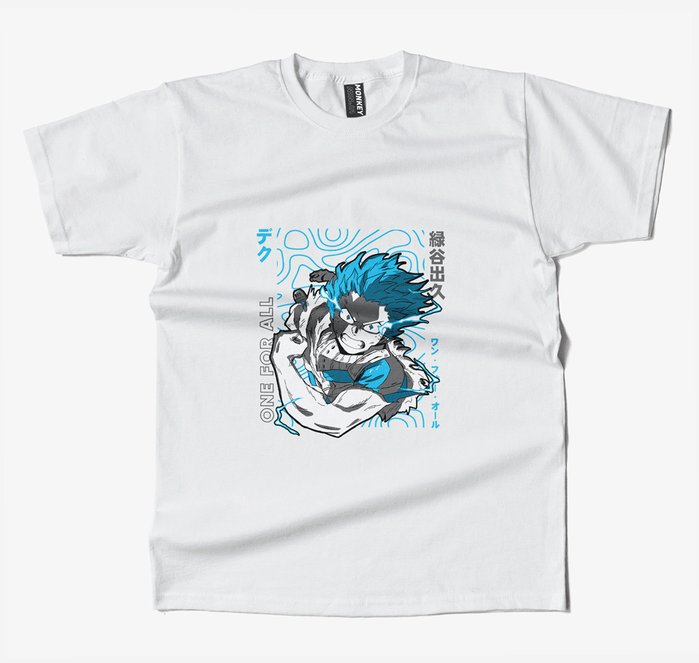 My Hero Academia Deku One For All Anime T Shirt