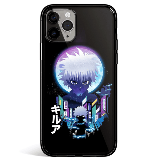 Hunter X Hunter Killua Landscape Tempered Glass Soft Silicone iPhone Case-Phone Case-Monkey Ninja-iPhone X/XS-Tempered Glass-Monkey Ninja