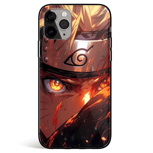 Naruto Leaf Village Badage Tempered Glass Soft Silicone iPhone Case-Phone Case-Monkey Ninja-iPhone X/XS-Tempered Glass-Monkey Ninja