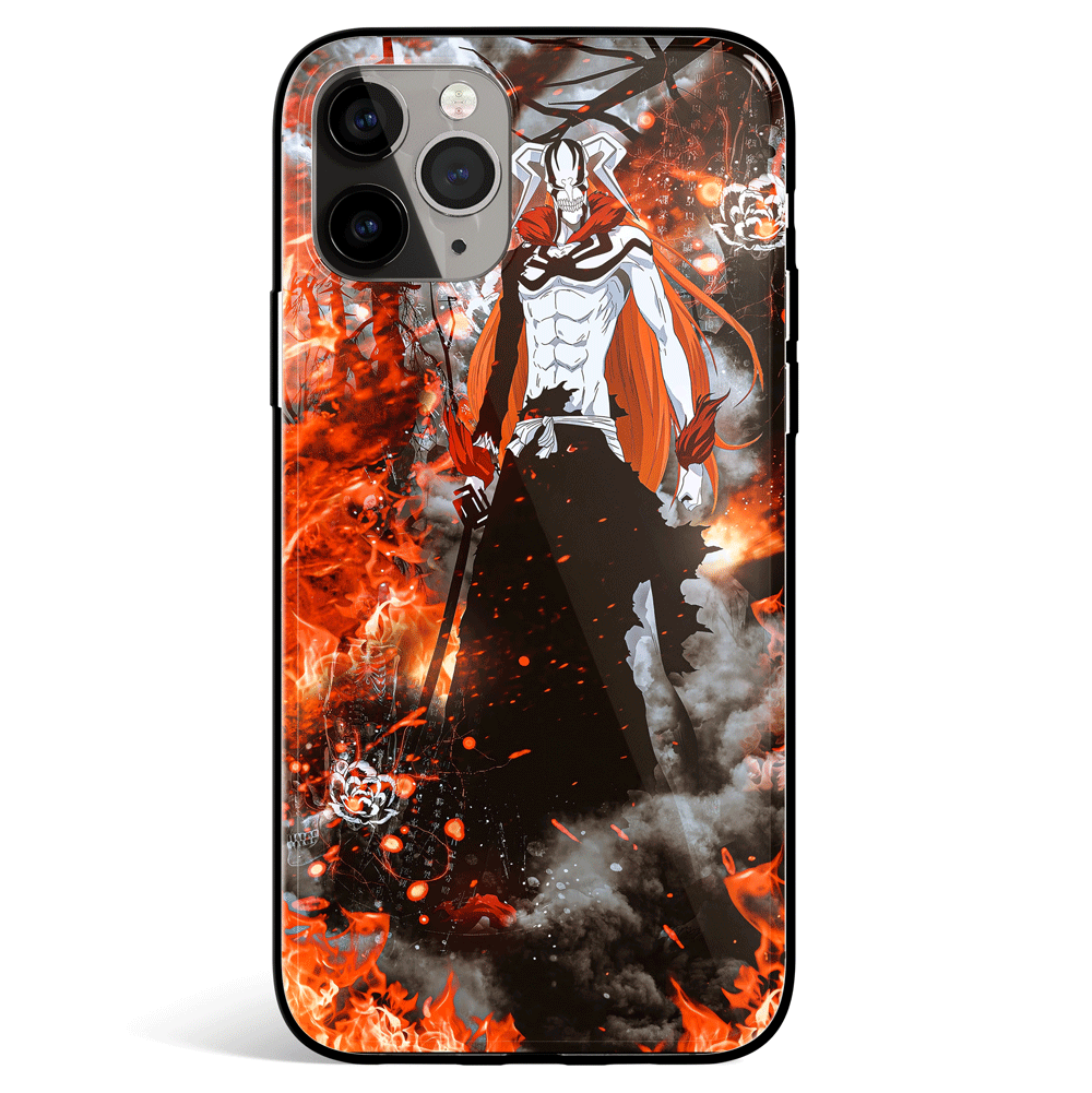 Bleach Ichigo 5 Tempered Glass Soft Silicone iPhone Case-Phone Case-Monkey Ninja-iPhone X/XS-Tempered Glass-Monkey Ninja