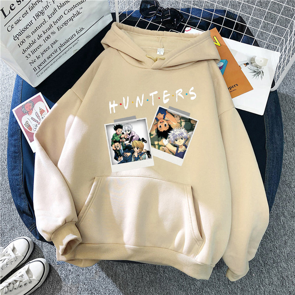 Hunter X Hunter Hunters Hoodie-Clothing-Monkey Ninja-Beige-S-Monkey Ninja