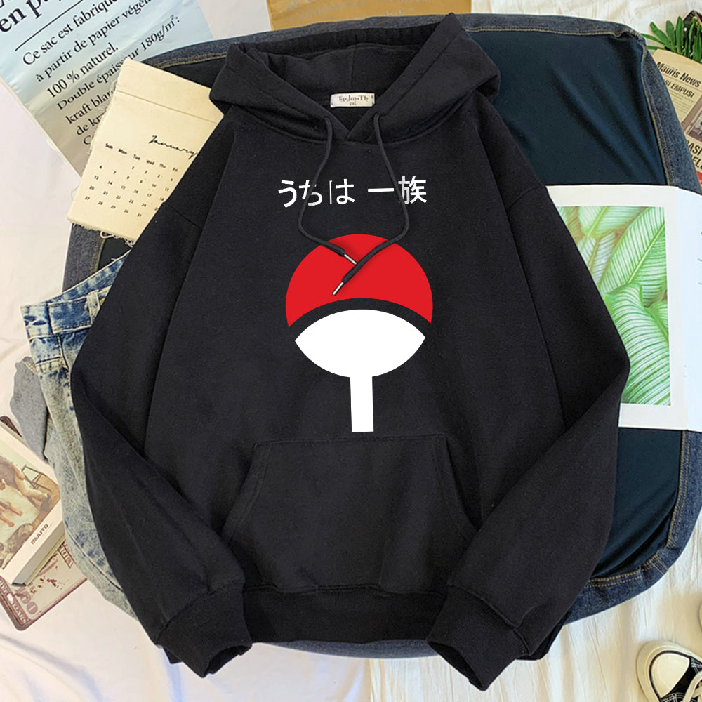 Uchiha on sale symbol hoodie