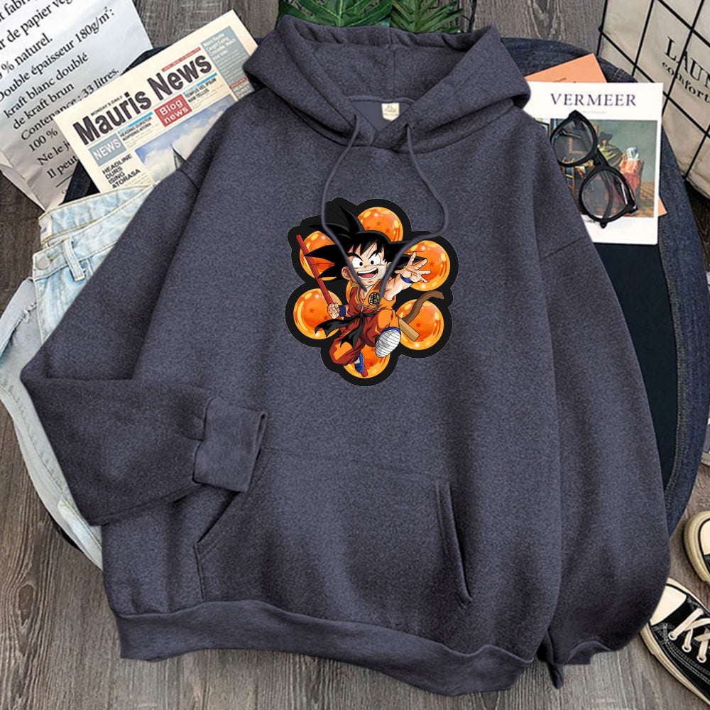 Dragon Ball Kid Goku Hoodie-Clothing-Monkey Ninja-Black-S-Monkey Ninja