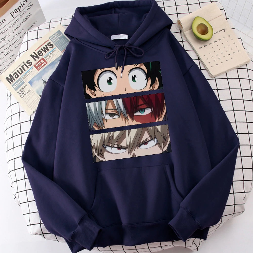 My Hero Academia Hoodie-Clothing-Monkey Ninja-Dark Blue-S-Monkey Ninja