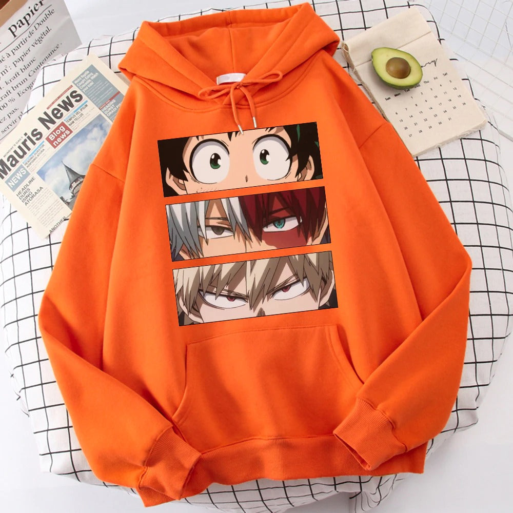 My Hero Academia Hoodie-Clothing-Monkey Ninja-Orange-S-Monkey Ninja