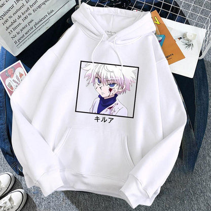 Hunter X Hunter Killua Hoodie-Clothing-Monkey Ninja-White-S-Monkey Ninja