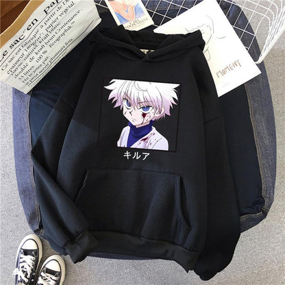 Hunter X Hunter Killua Hoodie-Clothing-Monkey Ninja-Black-S-Monkey Ninja