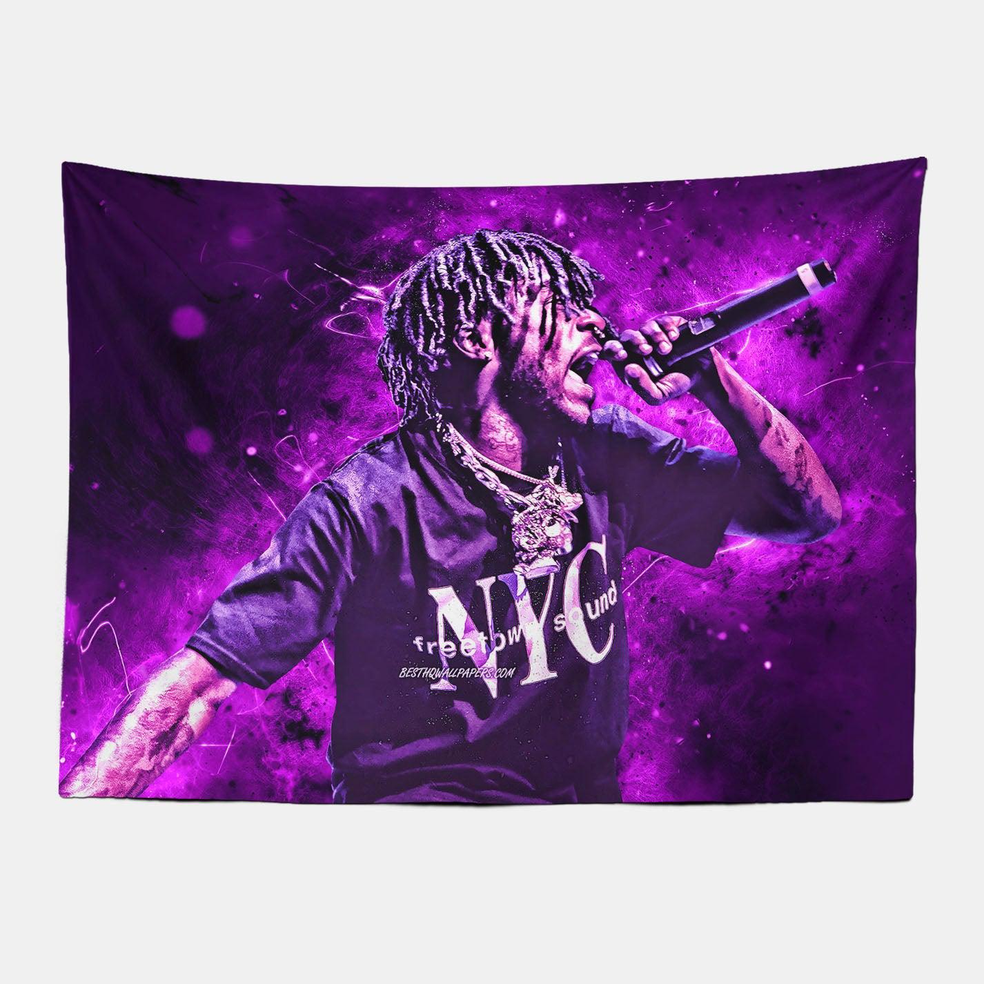 Lil Uzi Vert Rapper Tapestry-Taspetry-Wallarts Lab-100cm * 150cm-Monkey Ninja