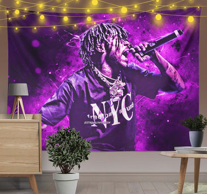 Lil Uzi Vert Rapper Tapestry-Taspetry-Wallarts Lab-100cm * 150cm-Monkey Ninja