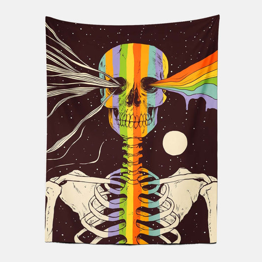 Tirppy Skull Tapestry-Taspetry-Wallarts Lab-100cm * 150cm-Monkey Ninja