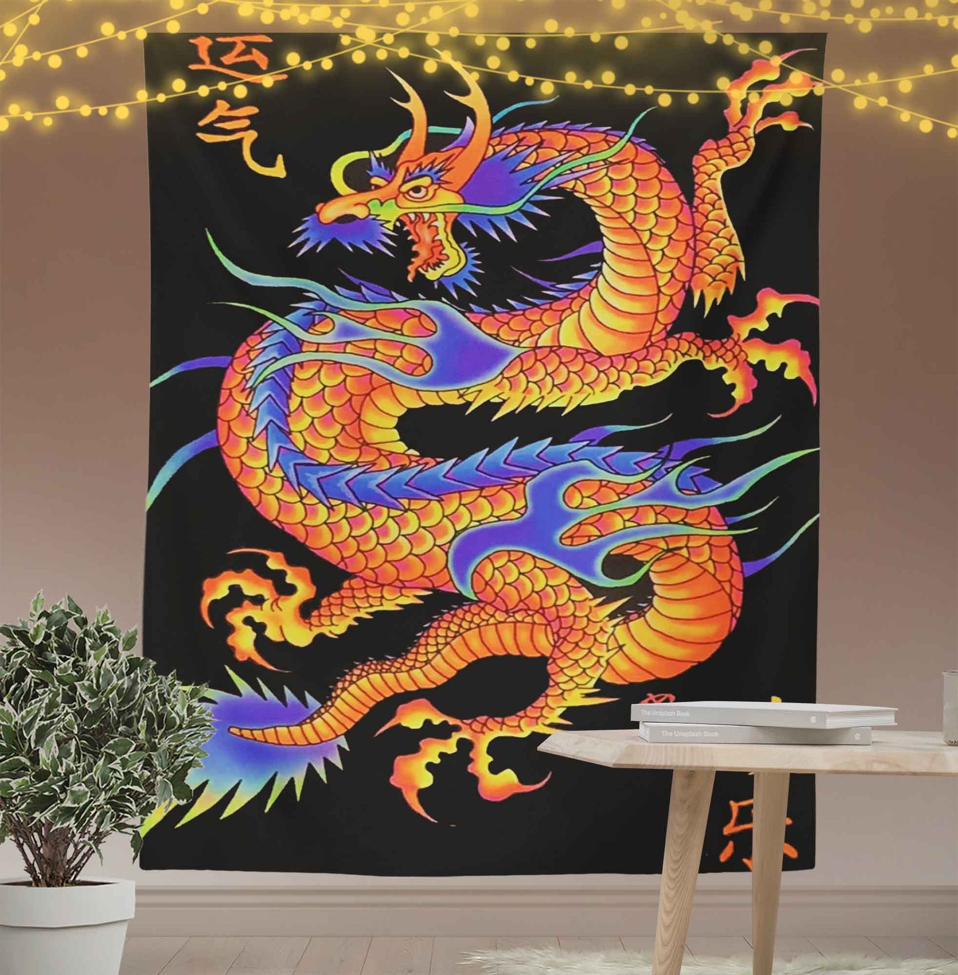 Chinese Dragon Tapestry-Taspetry-Wallarts Lab-100cm * 150cm-Monkey Ninja