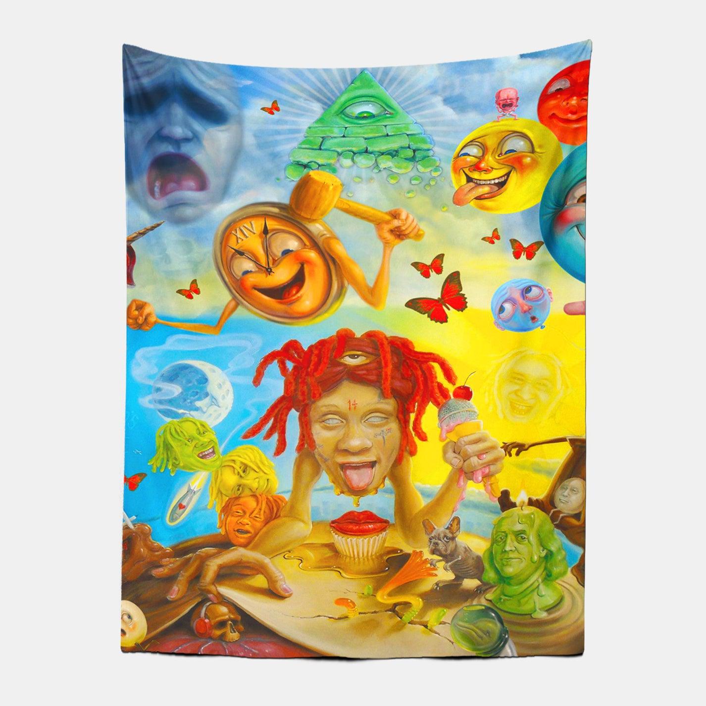 Trippie Redd Life's a Trip Wall Art Tapestry-Taspetry-Wallarts Lab-100cm * 150cm-Monkey Ninja