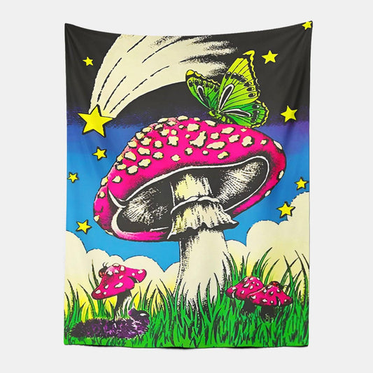 Psychedelic Sultry Mushroom Wall Art Tapestry-Taspetry-Wallarts Lab-100cm * 150cm-Monkey Ninja