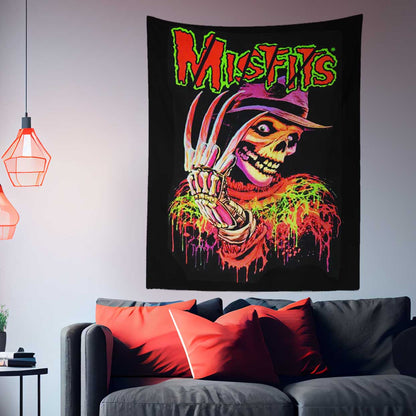 Misfits Nightmare Skeleton Wall Art Tapestry-Taspetry-Wallarts Lab-100cm * 150cm-Monkey Ninja