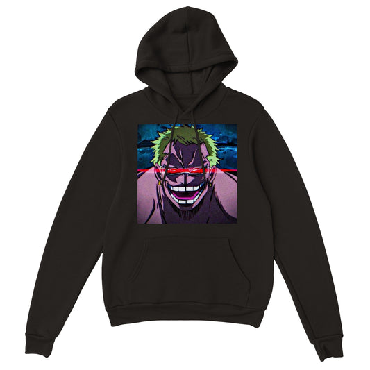 One Piece | Doflamingo | Anime Hoodie (Unisex)-Hoodie-Monkey Ninja-Black-S-Monkey Ninja