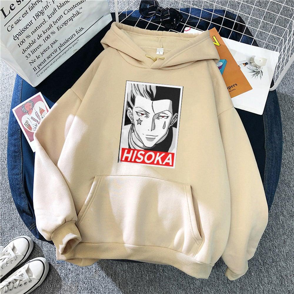 Hunter X Hunter Hisoka Hoodie-Clothing-Monkey Ninja-Beige-S-Monkey Ninja